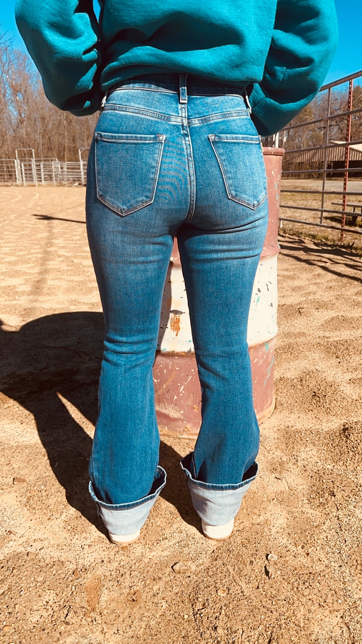 The Loretta flare jeans
