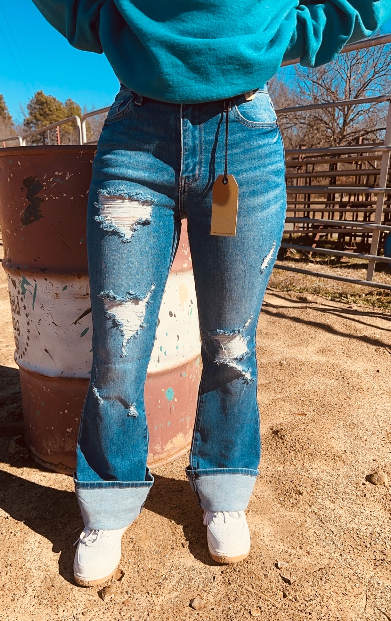 The Loretta flare jeans