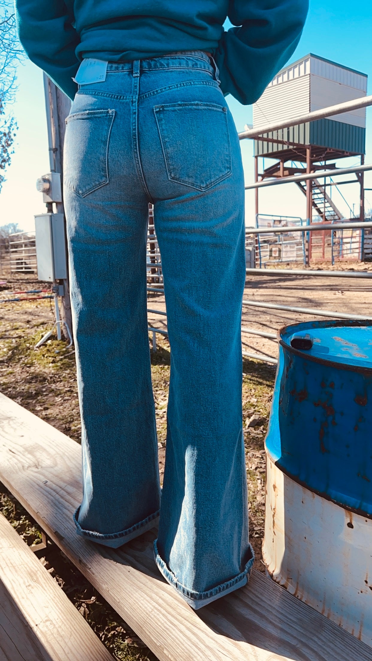 Whitney wide leg jeans