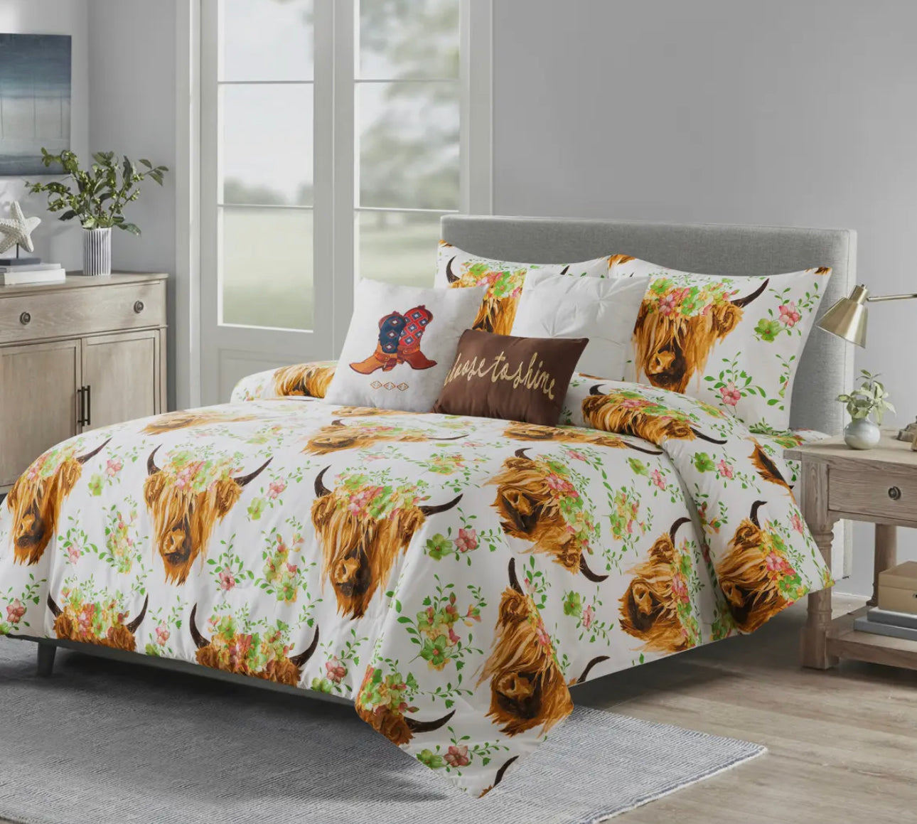 Highland Cow Bed Collection - Comforter set