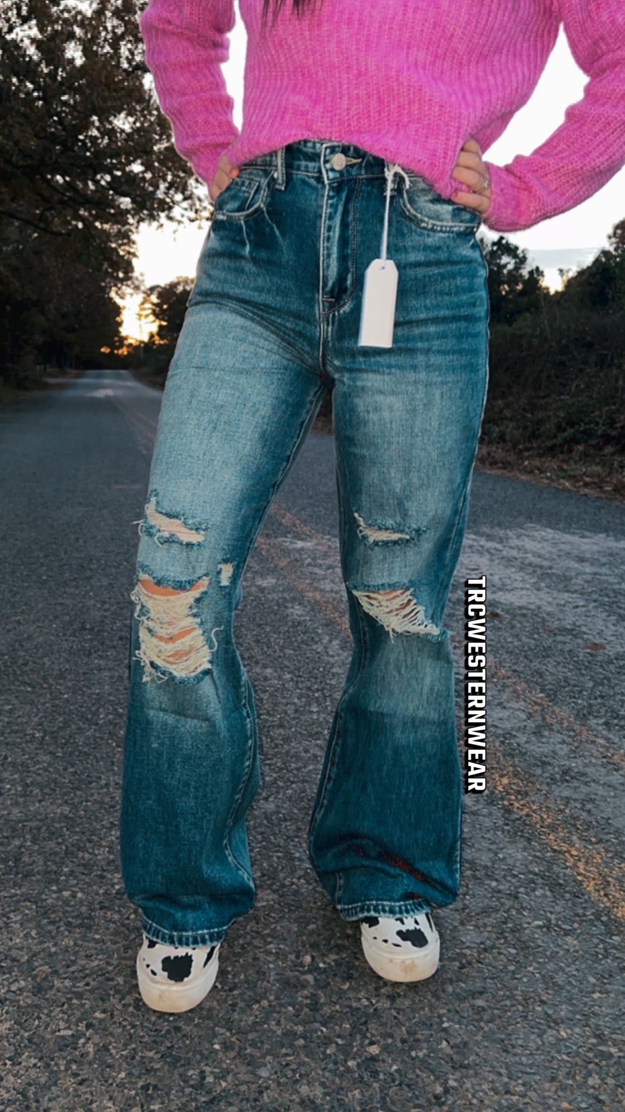 Austin wide leg jeans